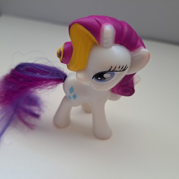 My little pony | McDonald's rainbow dash & rarity *damaged* - Picture 8 of 9